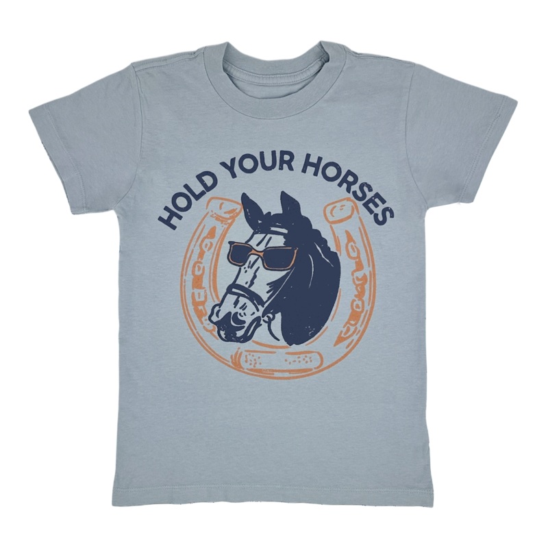 Tiny Whales Hold Your Horses Short Sleeve Tee