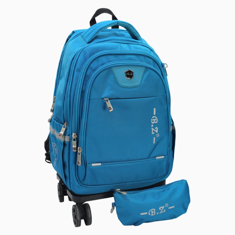 Turquoise School Set – 20 Inches (Backpack + Pencil Case)