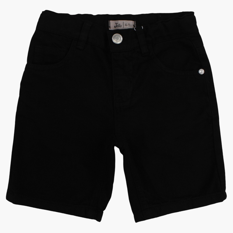 Boys Gabardine Shorts  Black