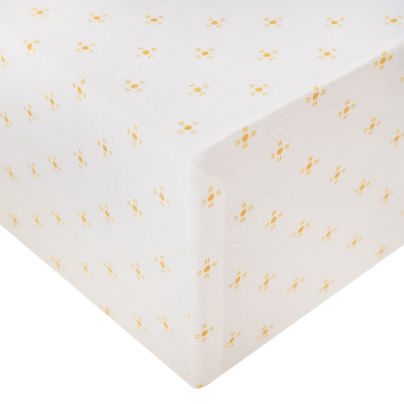 Copper Pearl Premium Knit Fitted Crib Sheet | Santa Fe