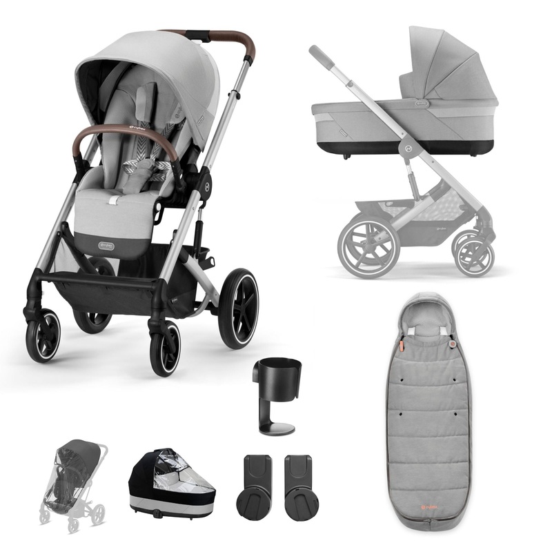 CYBEX Balios S Lux Essential Bundle – Lava Grey