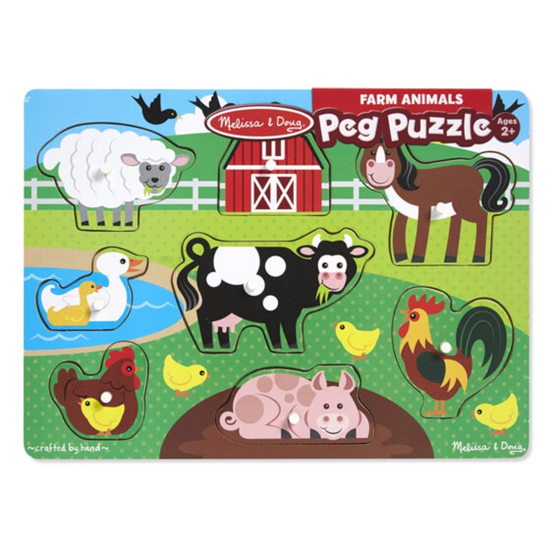 Farm Peg Puzzle – 8 pieces