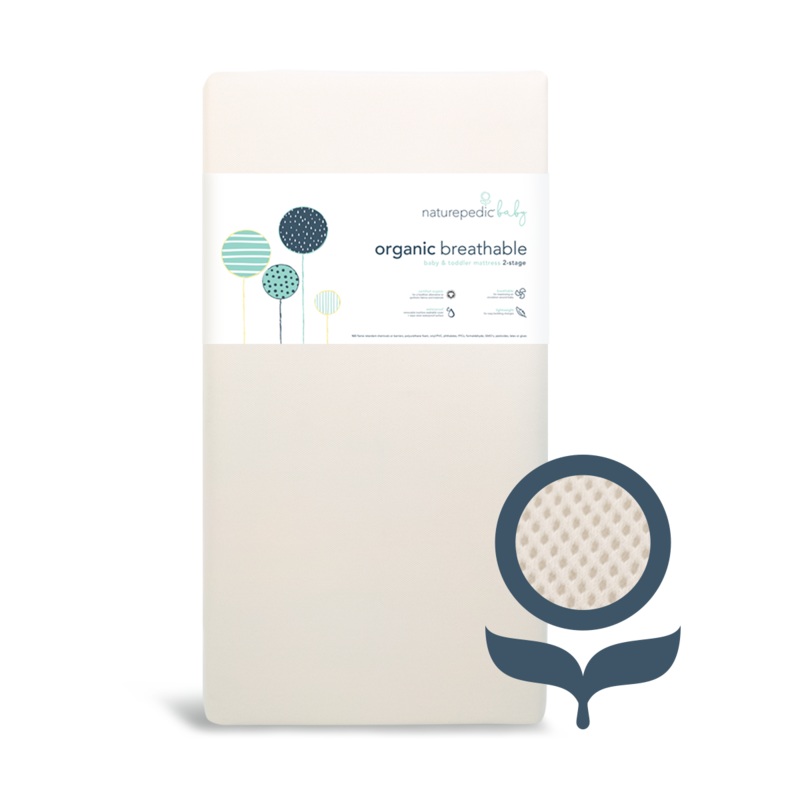 Organic Breathable 2-Stage Crib Mattress