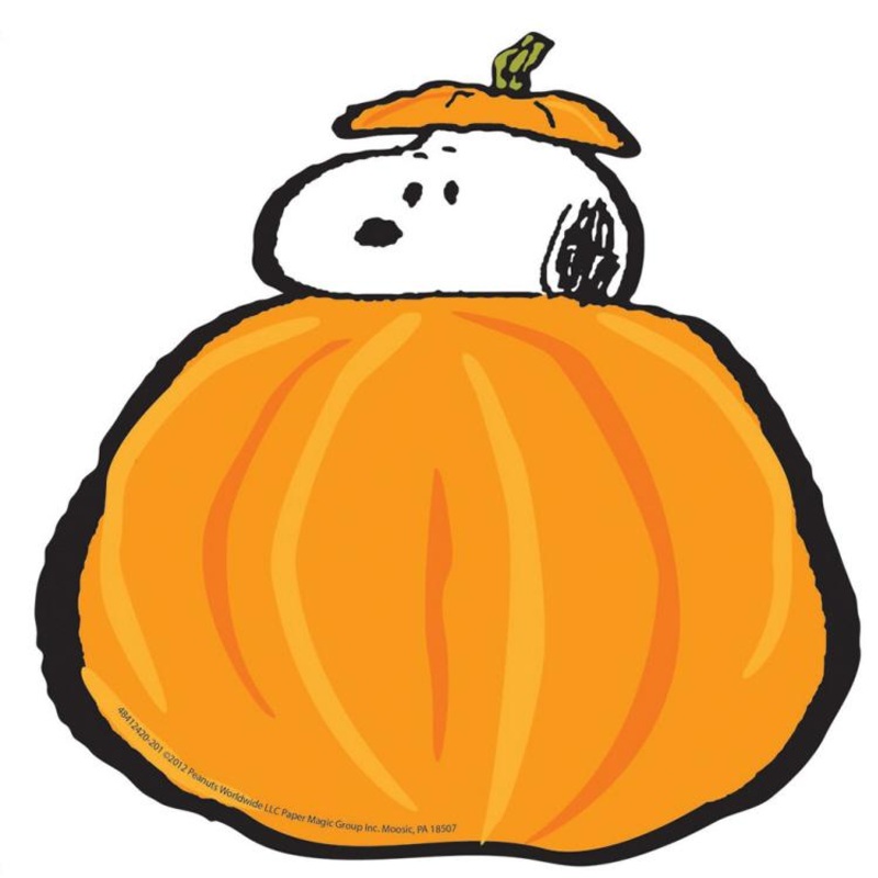 Peanuts Fall Pumpkins Paper Cut Outs