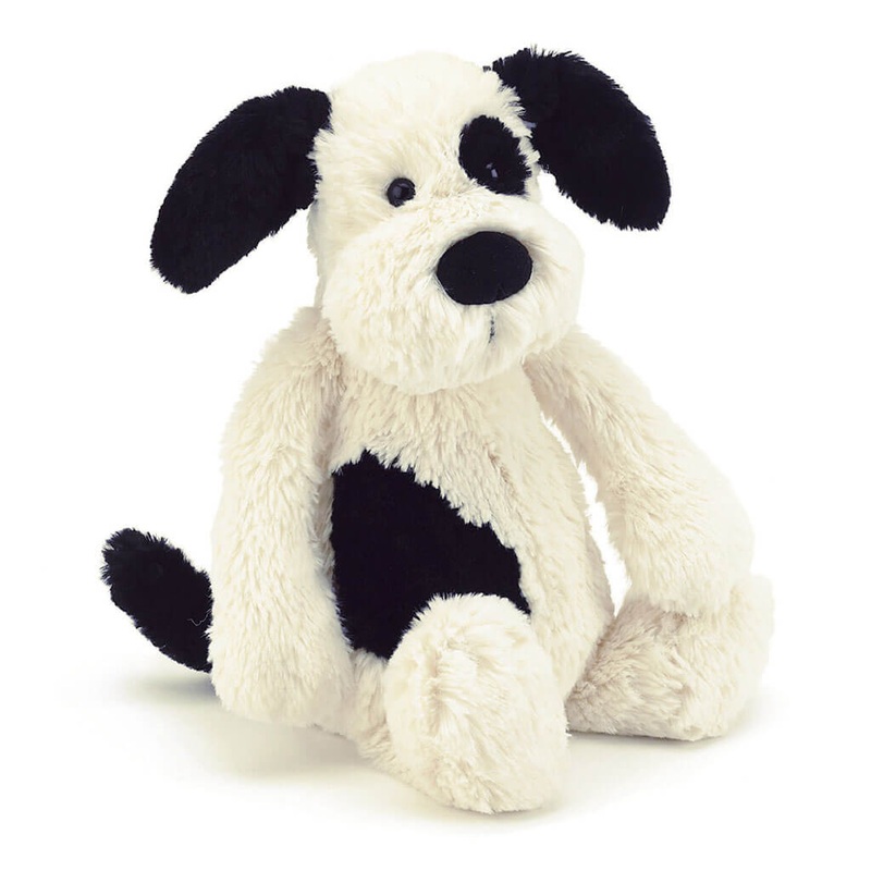 Bashful Really Big Puppy Black And Cream