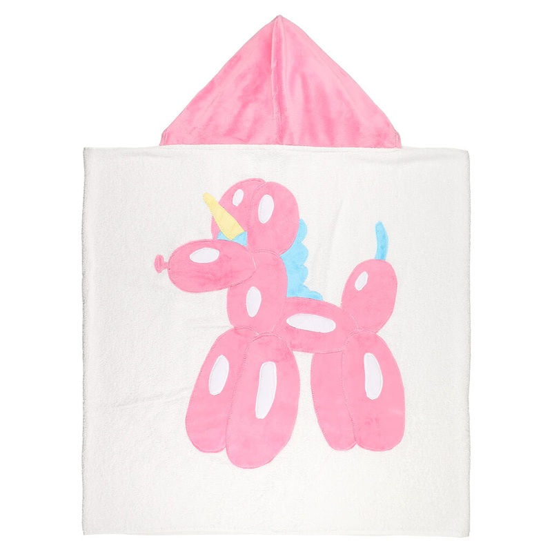 Big Towel White Balloon Unicorn