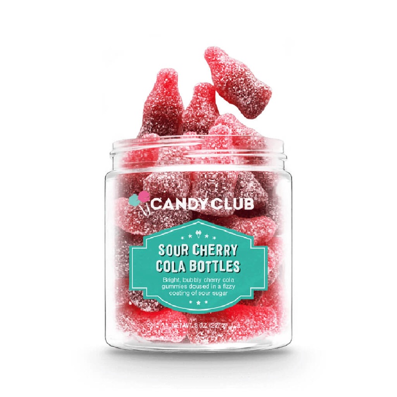 Candy Sour Gummy Cherry Cola Bottles