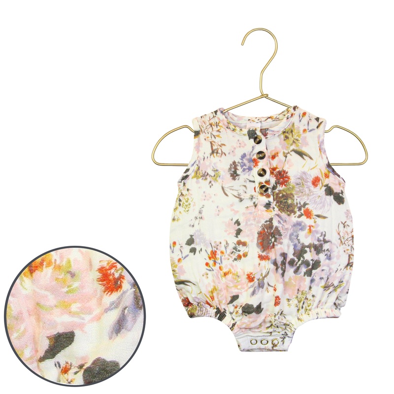 Cloud Muslin Bubble Romper – Nellie
