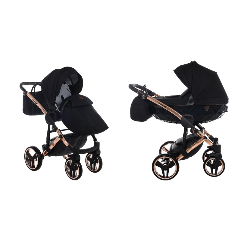 JUNAMA DIAMOND S LINE BLACK ROSE GOLD – 2IN1