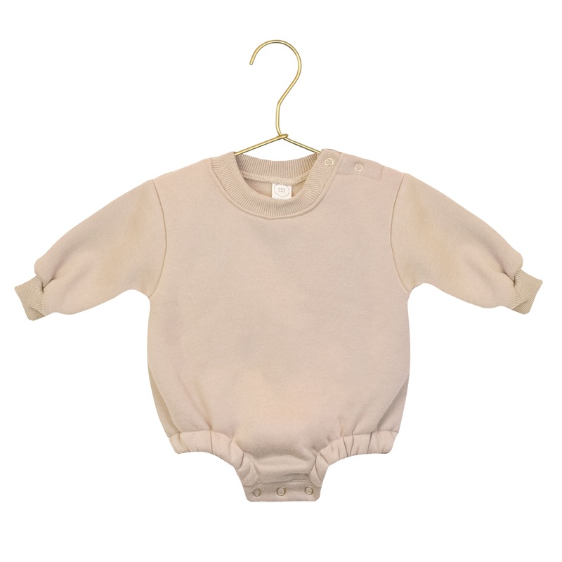Sweatshirt Romper – Mocha