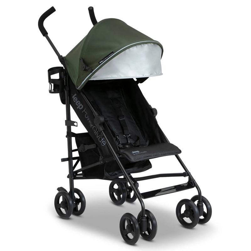 Jeep PowerGlyde Stroller, Olive Green