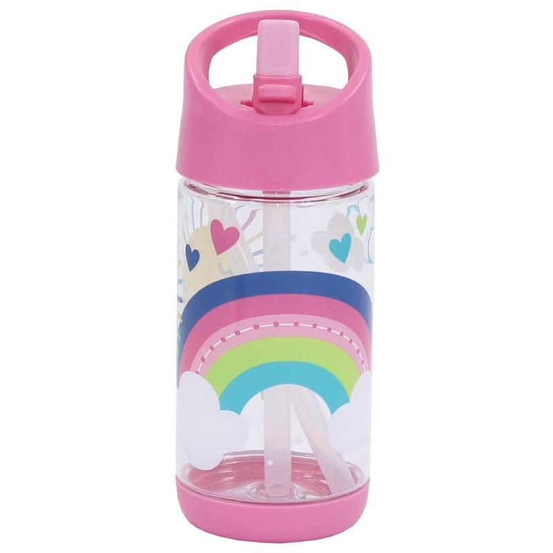 Stephen Joseph Flip Top Bottle (Rainbows)
