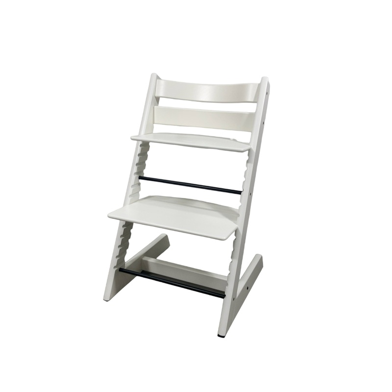 Stokke Tripp Trapp High Chair and Newborn Set Bundle, White