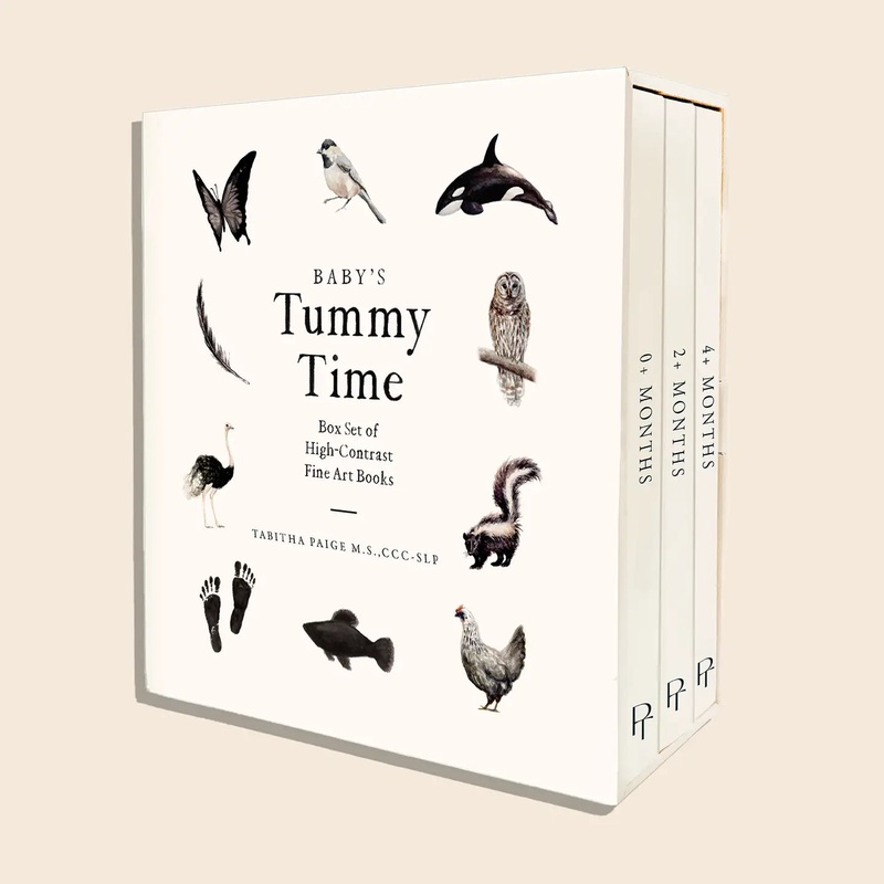 Baby’s Tummy Time Book Box Set (Baby Gifts)