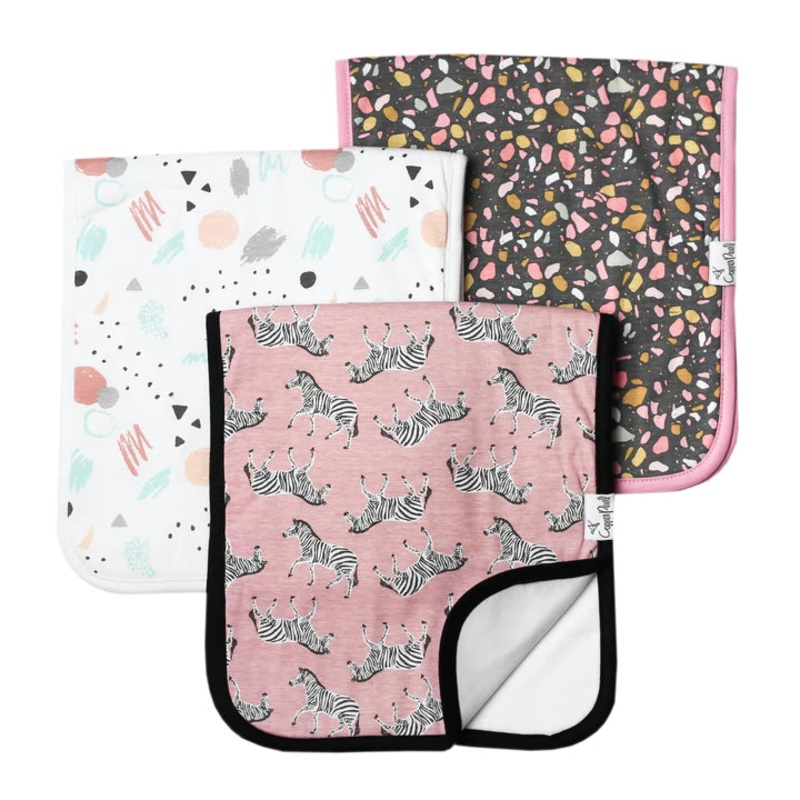 Copper Pearl Premium Burp  Cloths | Zella