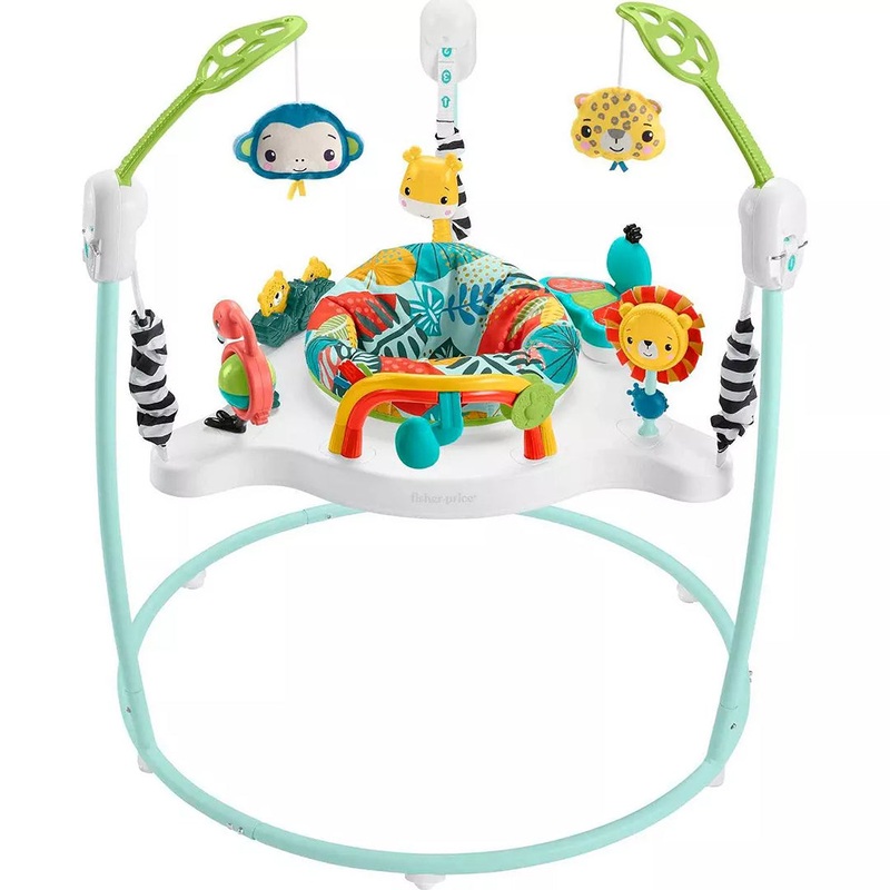 Jumping Jungle Jumperoo Baby Jumper with Lights and Sound