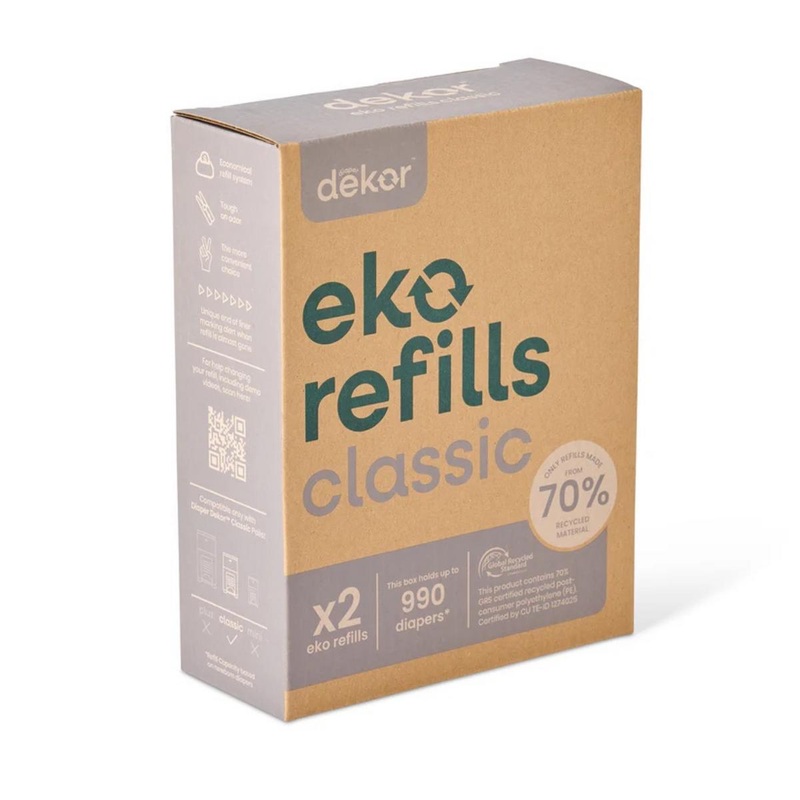 Dekor Eko Classic Diaper Pail Refill (2 Pack)