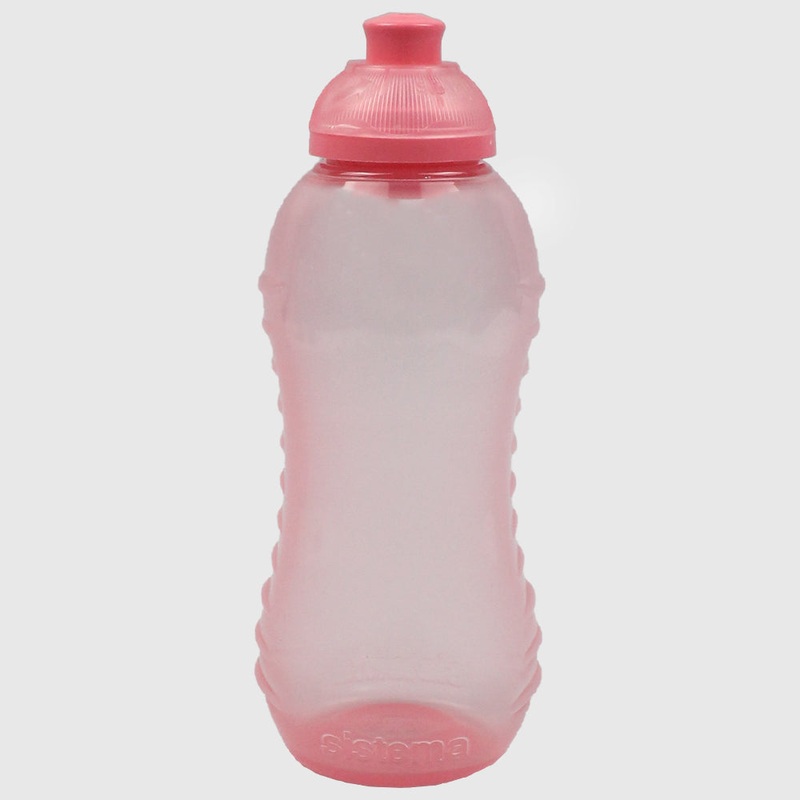 Pink Sistema Twist ‘N’ Sip Hydration Squeeze Bottle – 330ml