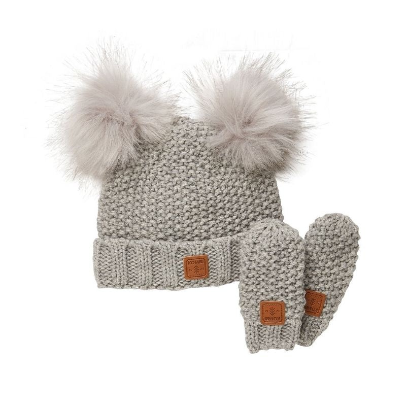 Adorable Knit Toque and Mittens Set – Infants