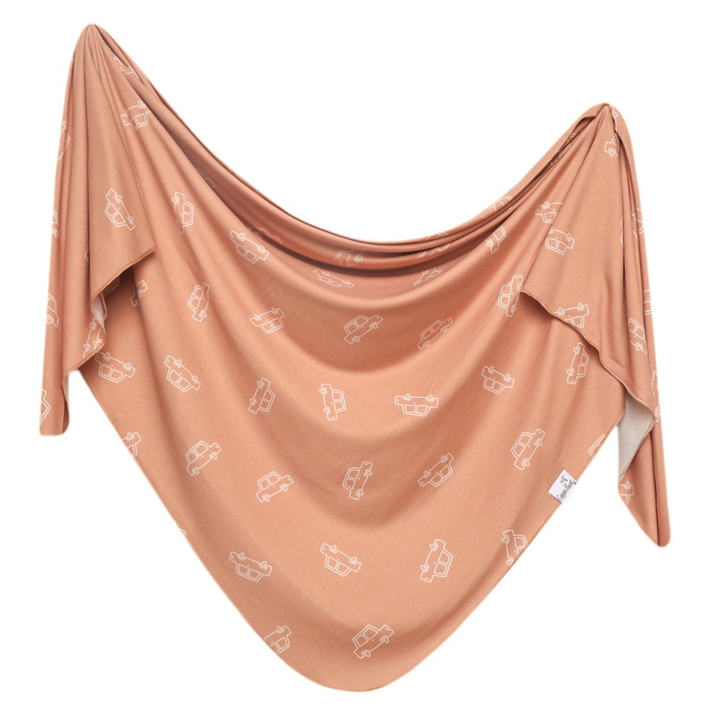 Copper Pearl Knit Swaddle Blanket – Cooper