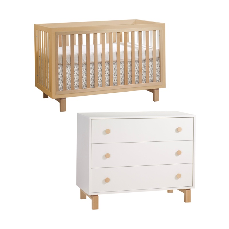 Bjorn Classic Crib & Dresser Set