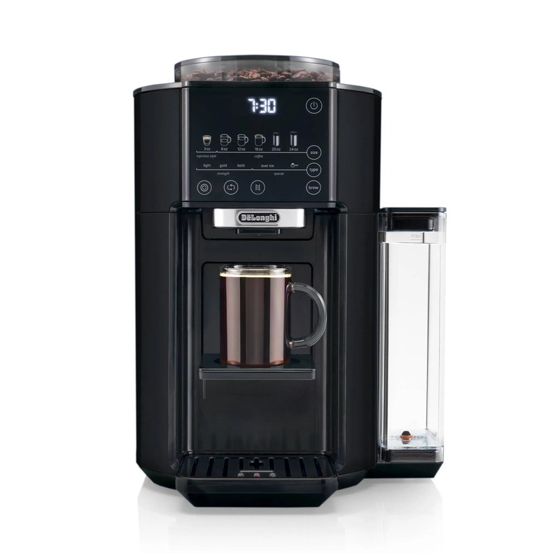De’Longhi TrueBrew Automatic Coffee Maker with Bean Extract Technology – Black Matte (See Description)