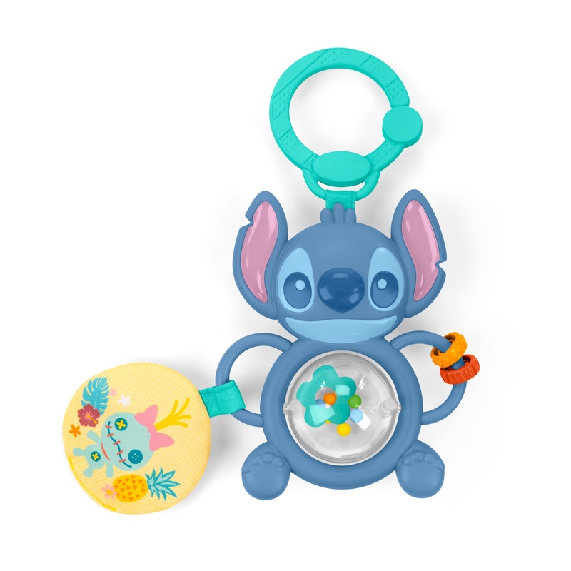 Disney Baby Stitch Tummy Tumble Activity Toy, On The Go Toy, For Newborns & Up