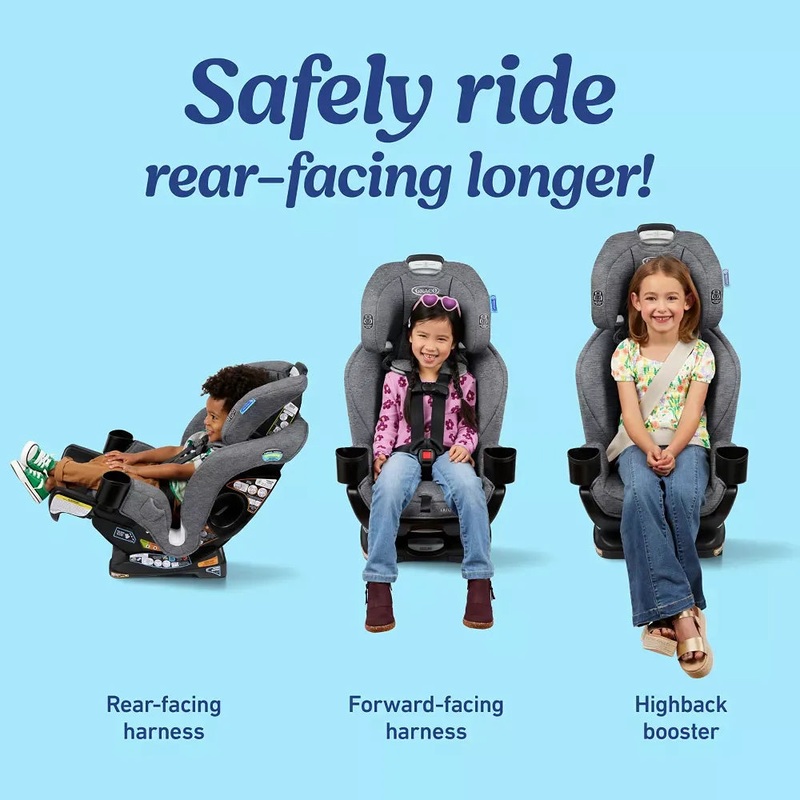 Extend2Fit 3-in-1 Convertible Car Seat – Talia (See Description)