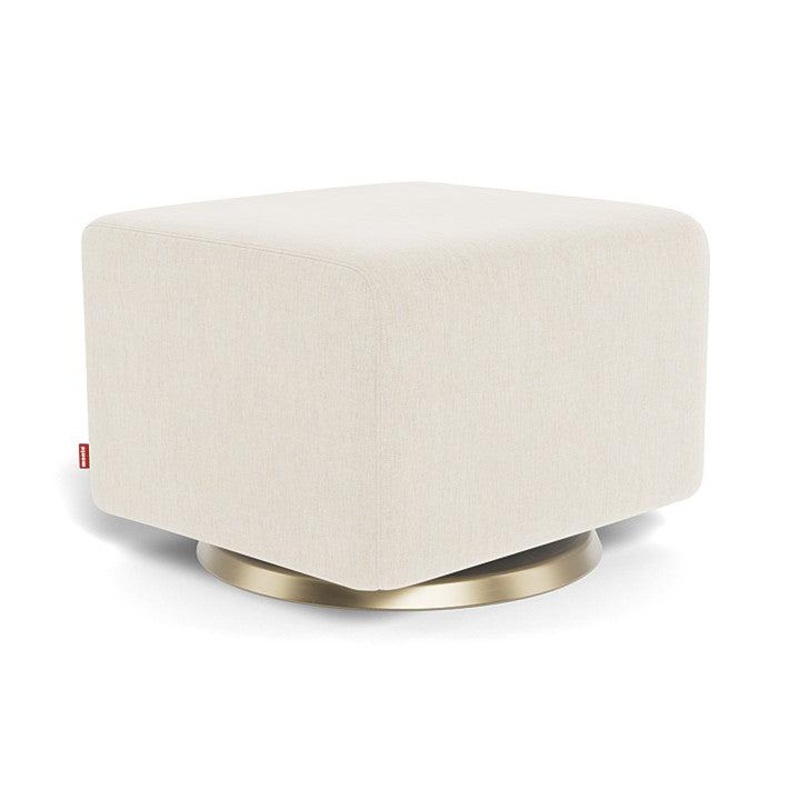 Monte Design – Gliding Ottoman – Matte Gold Swivel Base
