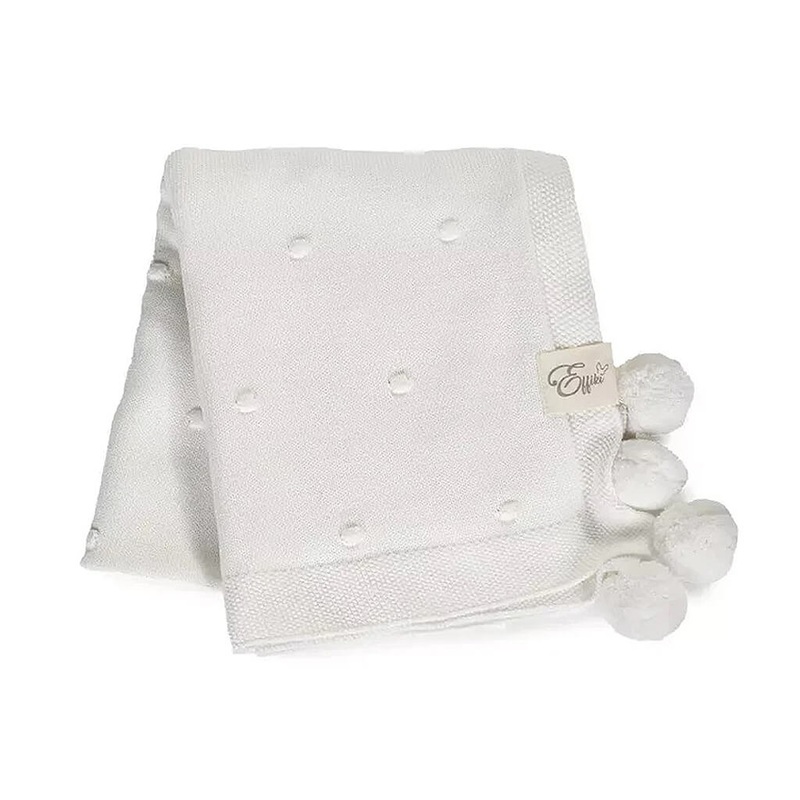 Popcorn Blanket  Cream/Cream