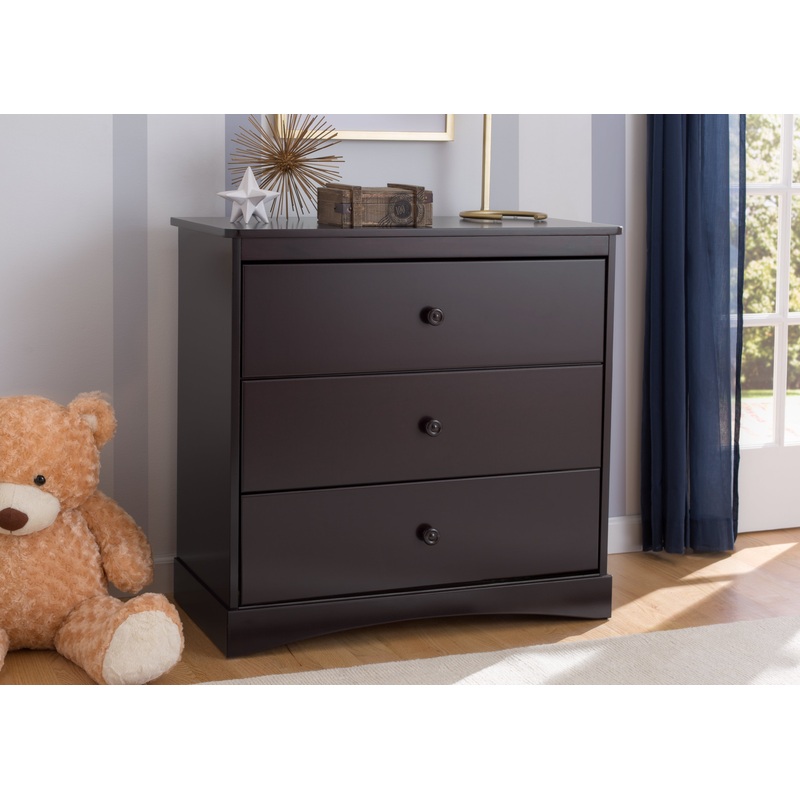 Sutton 3 Drawer Dresser with Changing Top