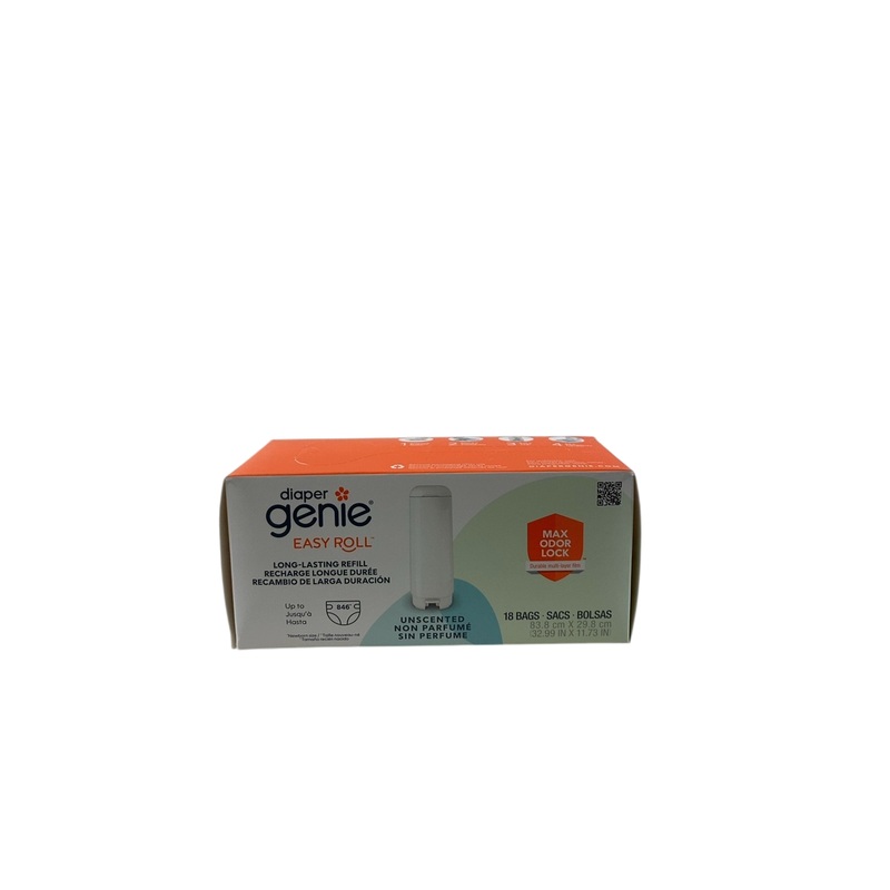 Diaper Genie Easy Roll Refill, 1-pack(18 Bags)