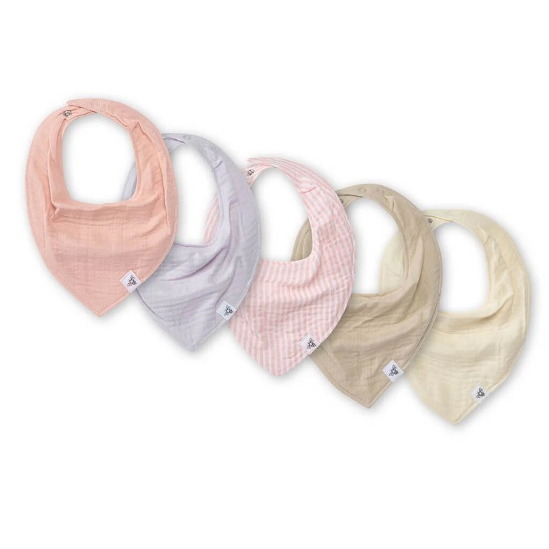Organic Cotton Baby Bandana Bibs