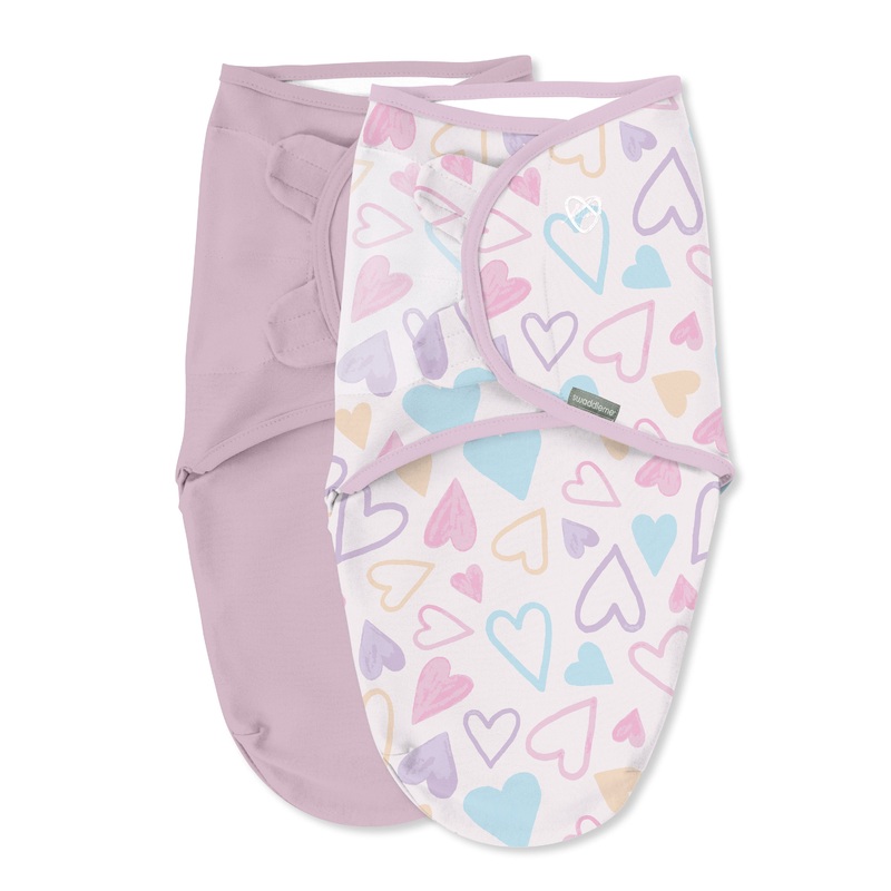 Original Swaddle, Size SM, 0-3 months, 2pk – I Heart You