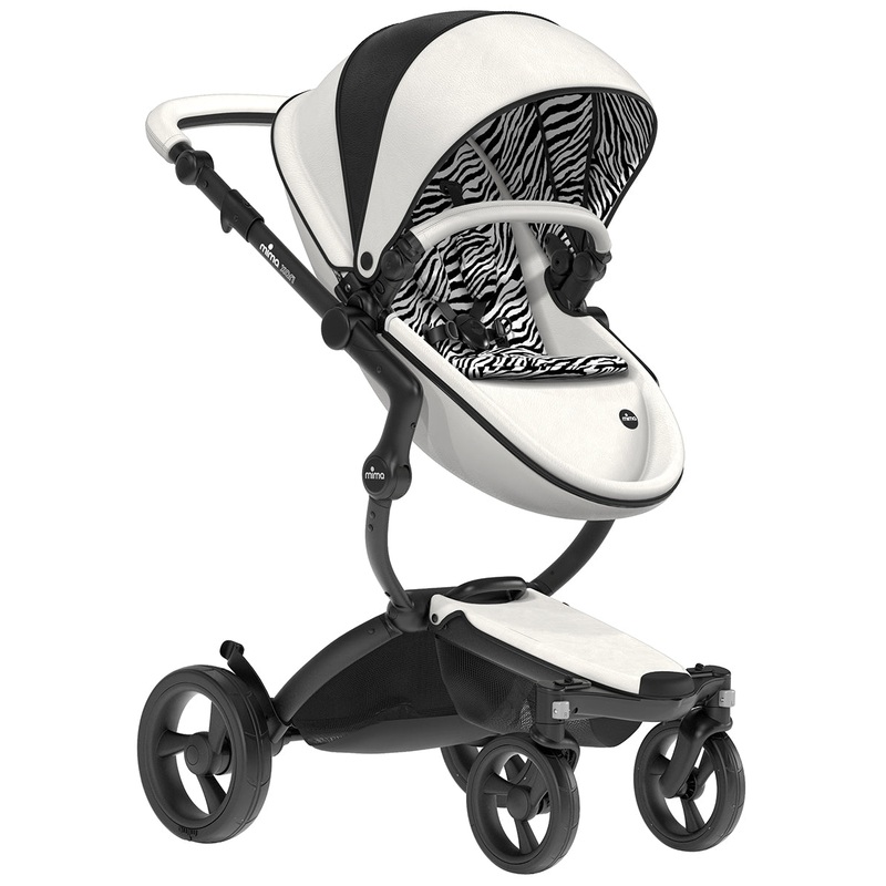 Mima Xari 4G Complete Stroller, Black – Black & White / Zebra, Limited Edition