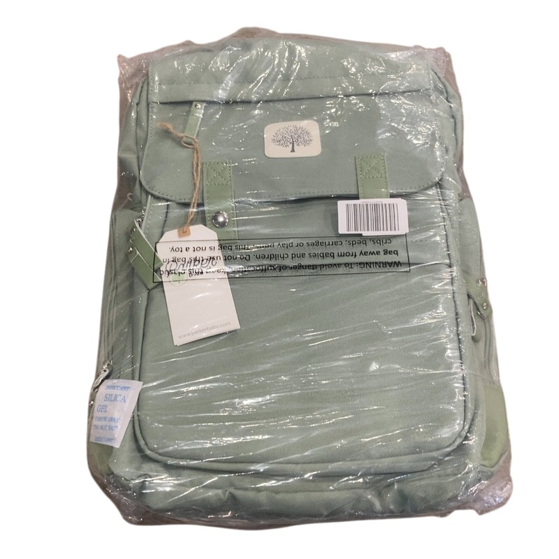 Parker Baby Co. Birch Bag Diaper Backpack, Sage