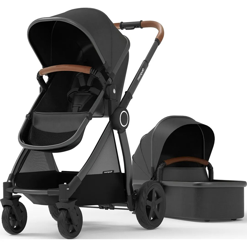 Ultimate2 Premium Baby Stroller with Bassinet – Black