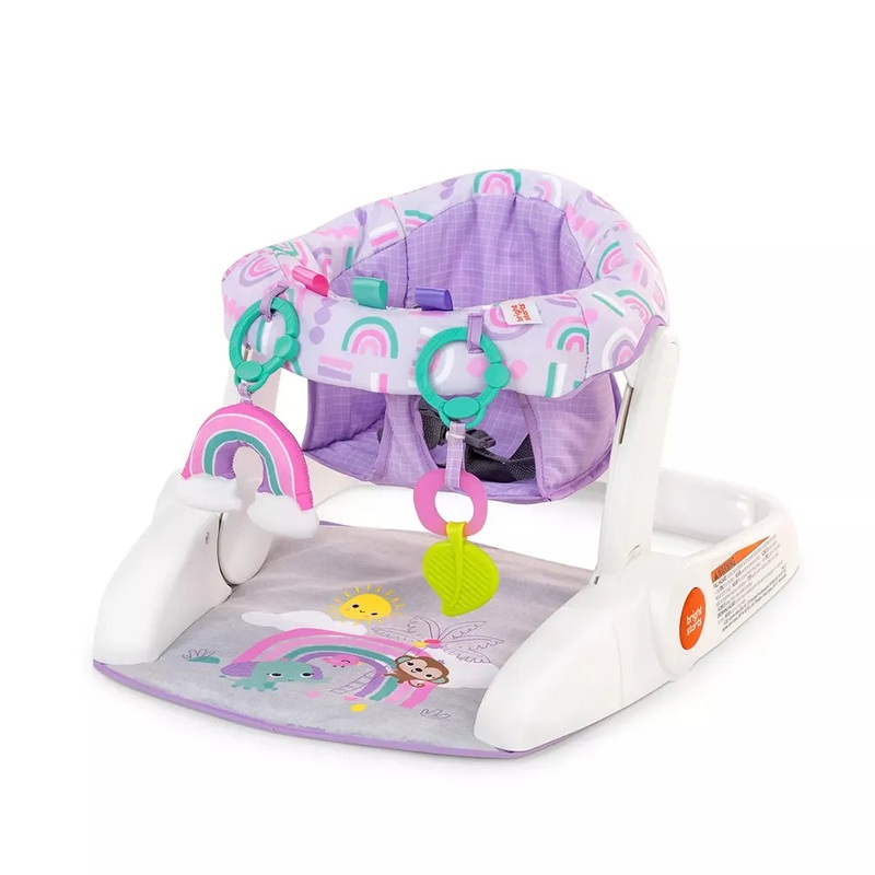2-in-1 Sit-Up Infant Floor Seat – Girl