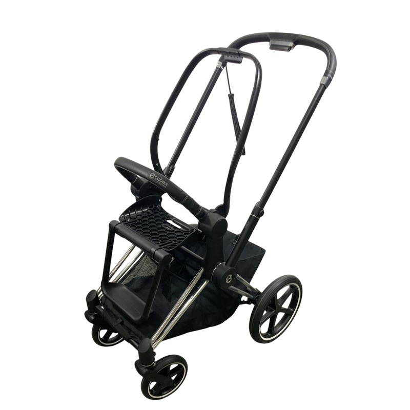 Cybex PRIAM Stroller Frame And Seat, 2019, Chrome/Black