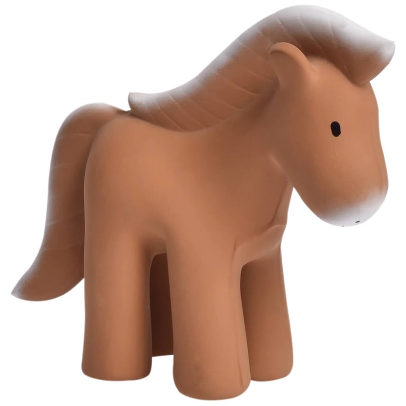 Horse Natural Rubber Rattle