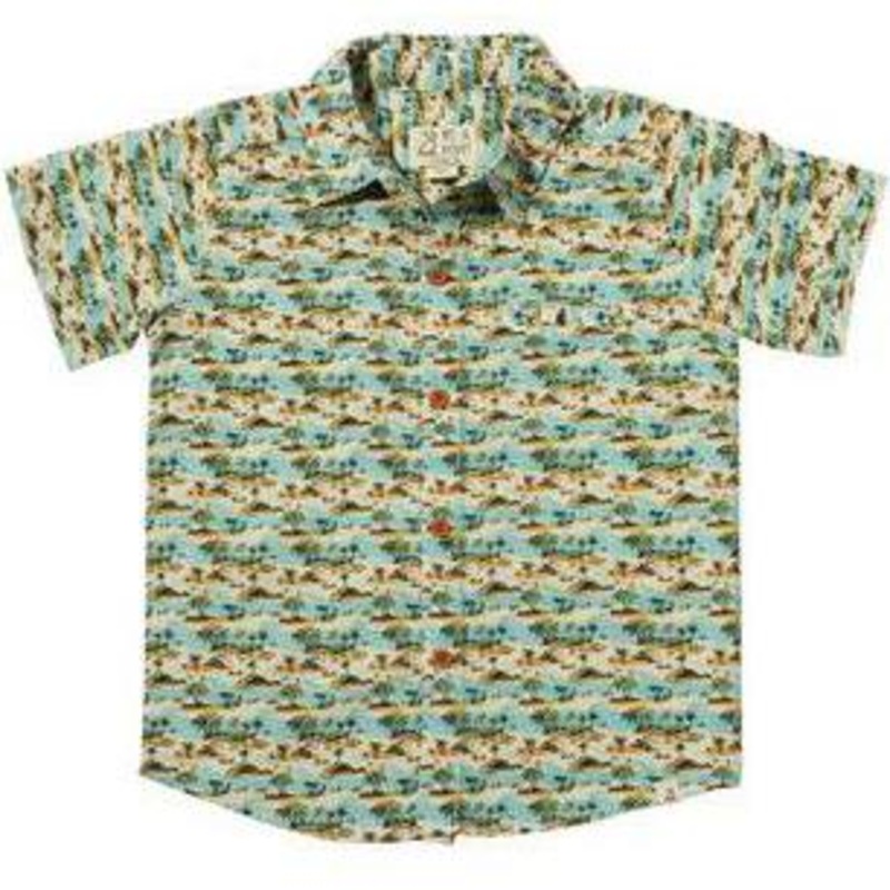 Me & Henry Maui Printed Shirts | Blue Islands