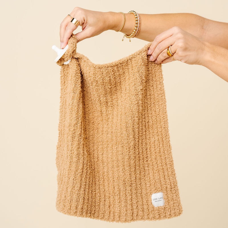 Chenille Blanket – Tan – Mini/Lovey