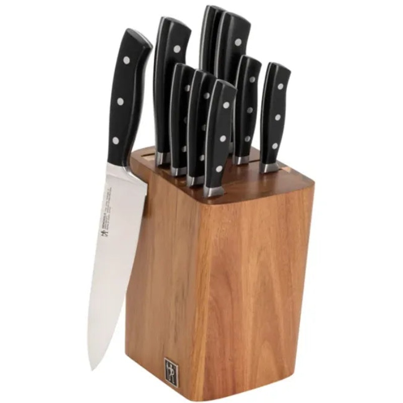 J.A. Henckles Forged Triple Rivet Knife Block Set