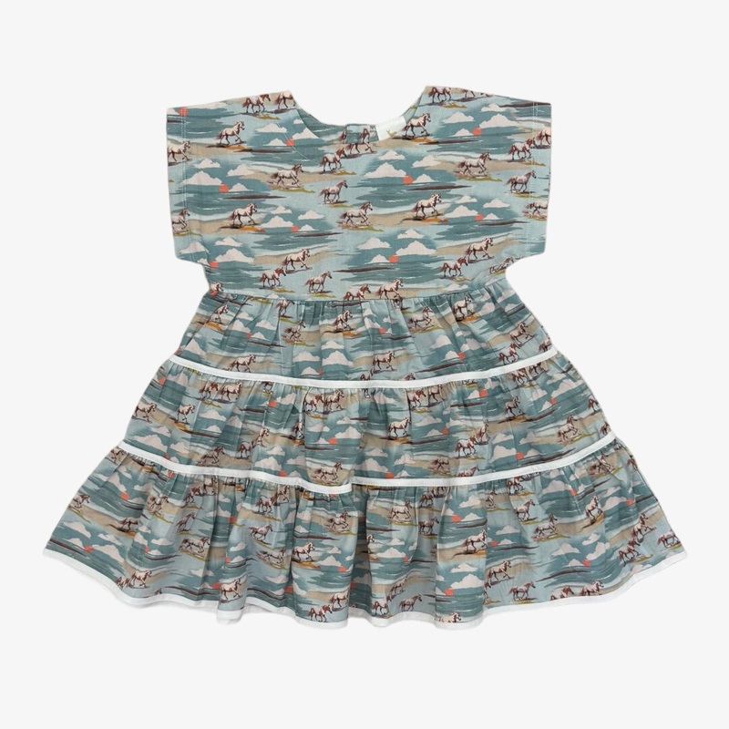 Alice Dress – Eucalyptus Sunset