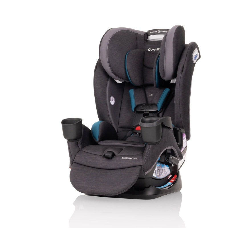All4Stages Slim Plus Canopy 4-in-1 Convertible Car Seat – Baker Blue