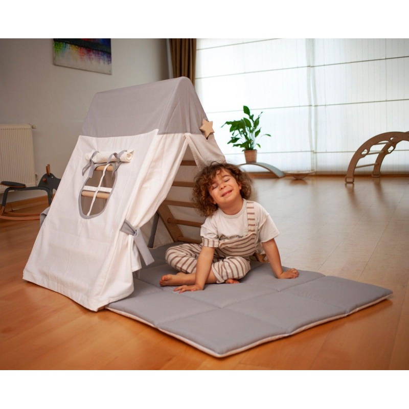 Climbing Triangle With Tent Cover, Mat, Ramp