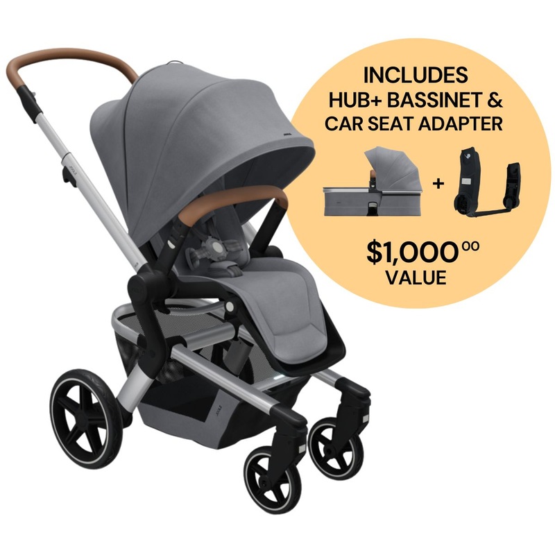 Joolz Hub+ Newborn Ready Bundle – Gorgeous Grey