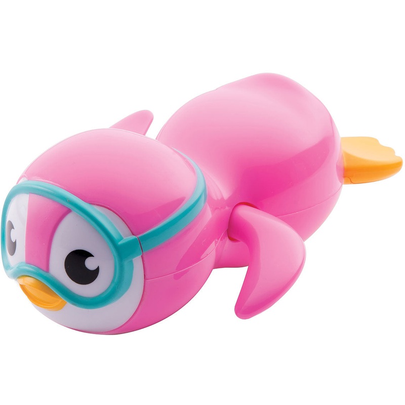 Munchkin Swimming Penguin Bath Toy – Pink