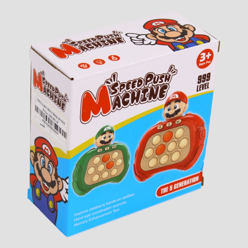 Pop Up Speed Push Machine with Sound and Light  Super Mario