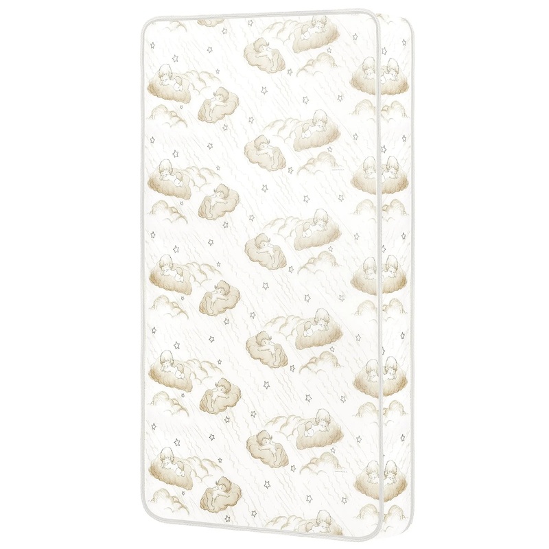 88 Coil Spring Crib and Toddler Bed Mattress Brown